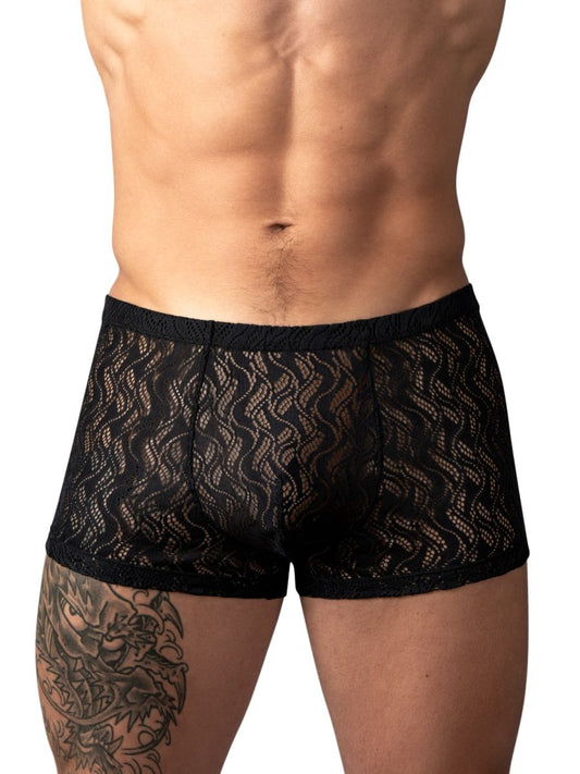 Male Power 150-305 Ripple Pouch Short Trunks Farbe Schwarz