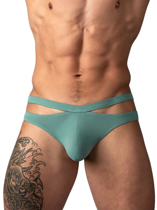 Male Power 237-308 Eco Cozy Cutout Tanga Farbe Grün