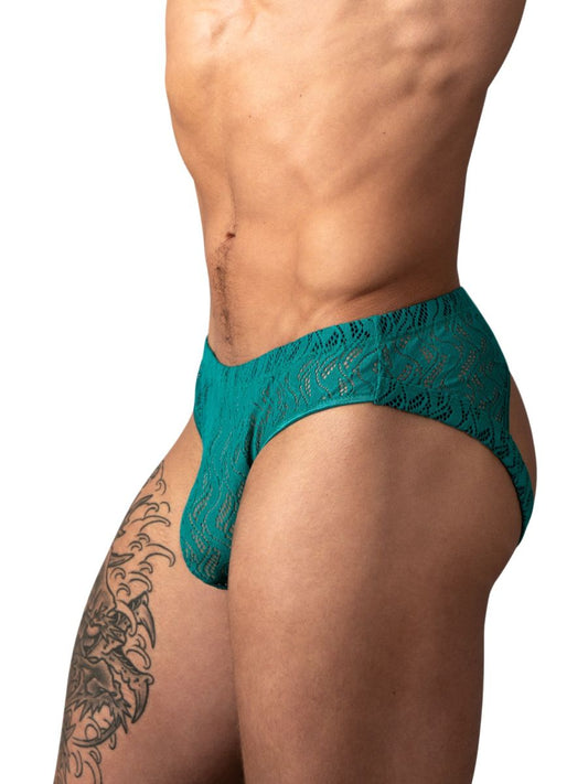 Male Power 330-305 Ripple Moon Jockstrap Farbe Petrol