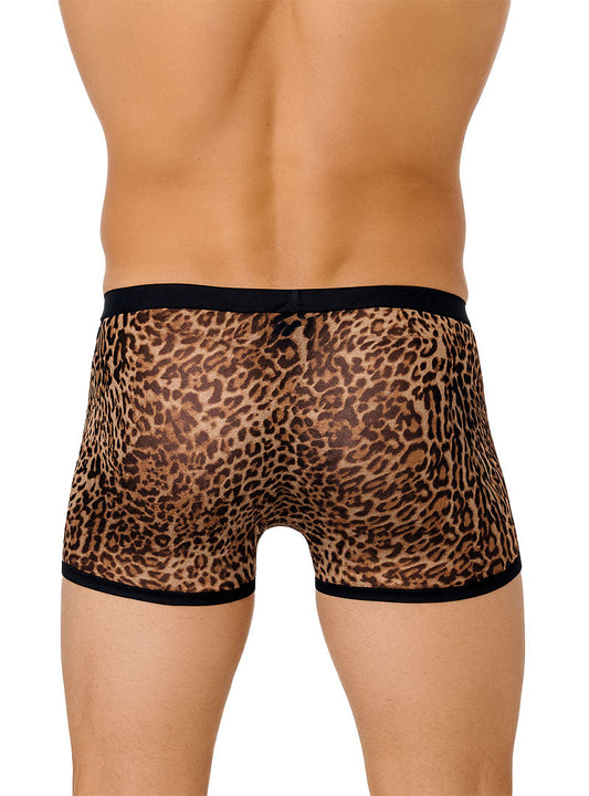 Pride USA Men's Leopard Sheer Catty Trunk Everyday Underwear