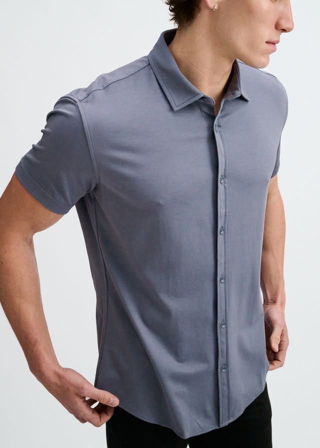 ST33LE Stretch Knit Shirt - Gravel