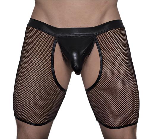 Tartarus Men's Mini Fishnet Chaps