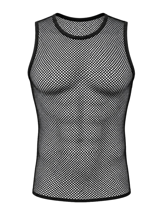 Tartarus Men's Stretch Mesh Sleeveless Top, Tank Top