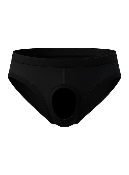 Tartarus Men's Ultra Stretch Cock Out Brief, Bold Underwear
