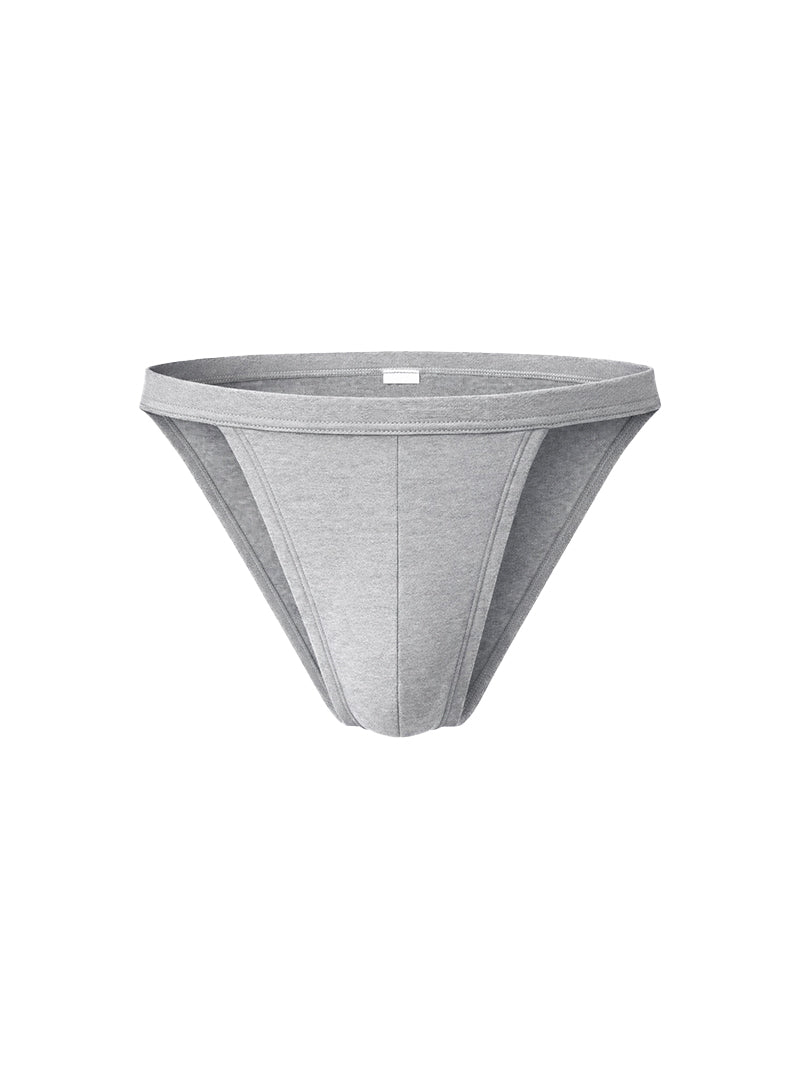 Undergear Men's Contour Cutaway Bikini 2-Pack (Gray & Yellow)