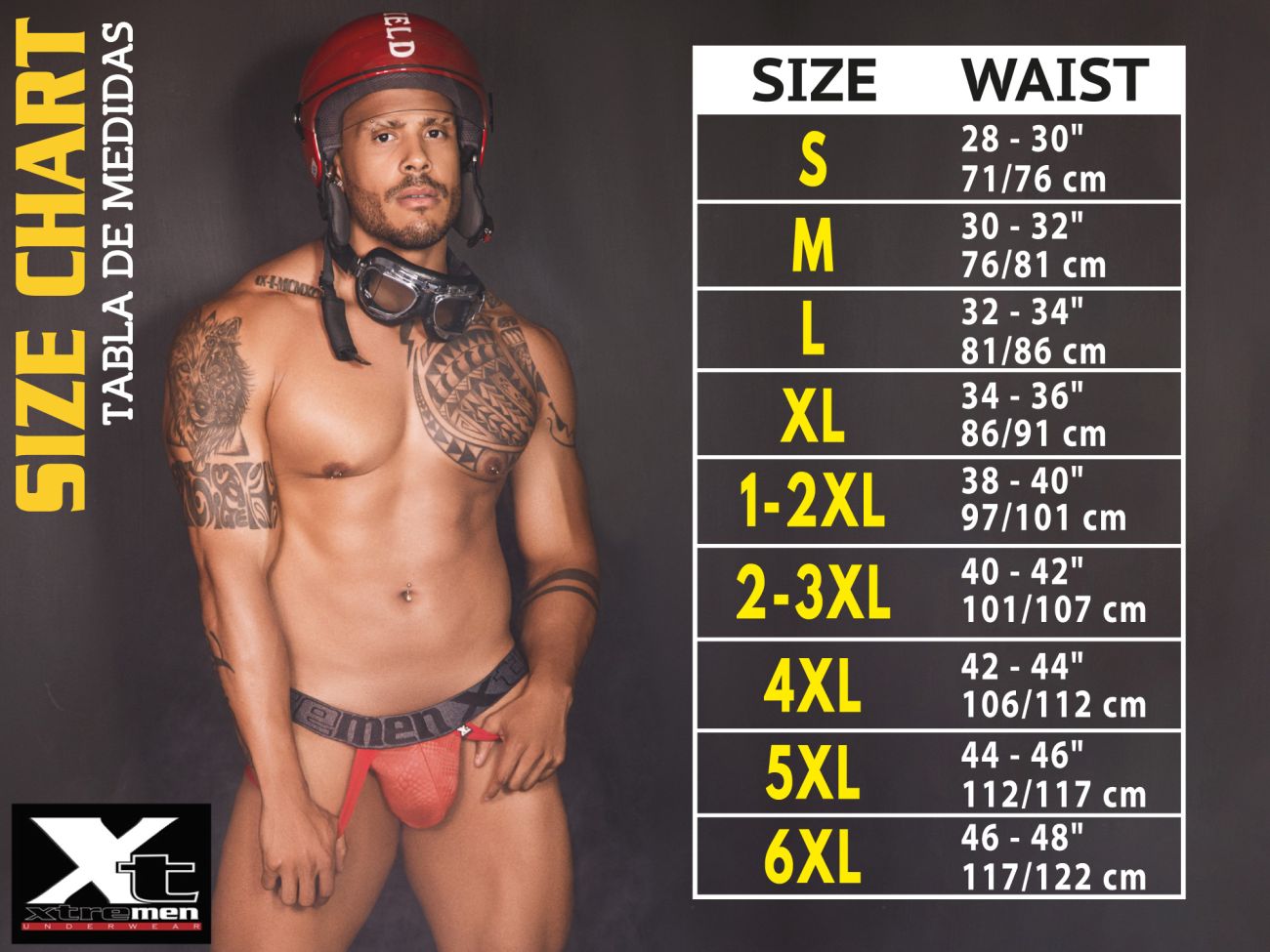 Xtremen 91247 Printed Thongs Color Waves