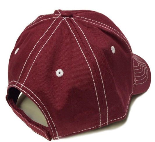 Ajaxx63 Bear Paw Logo Cap - Maroon