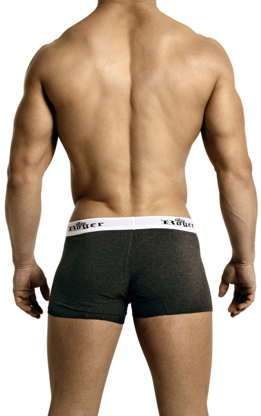 Ajaxx63 Men's Low-Rise Sport Trunk - Blue - Big Roger
