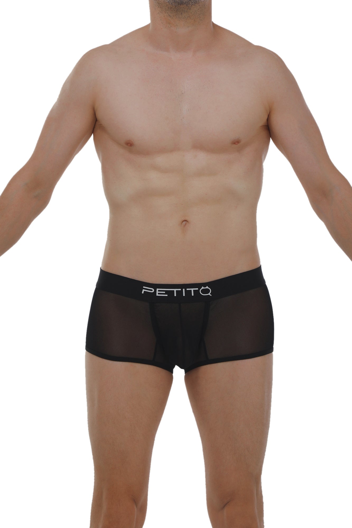 PetitQ Men's Boxer PetitQ Net Black