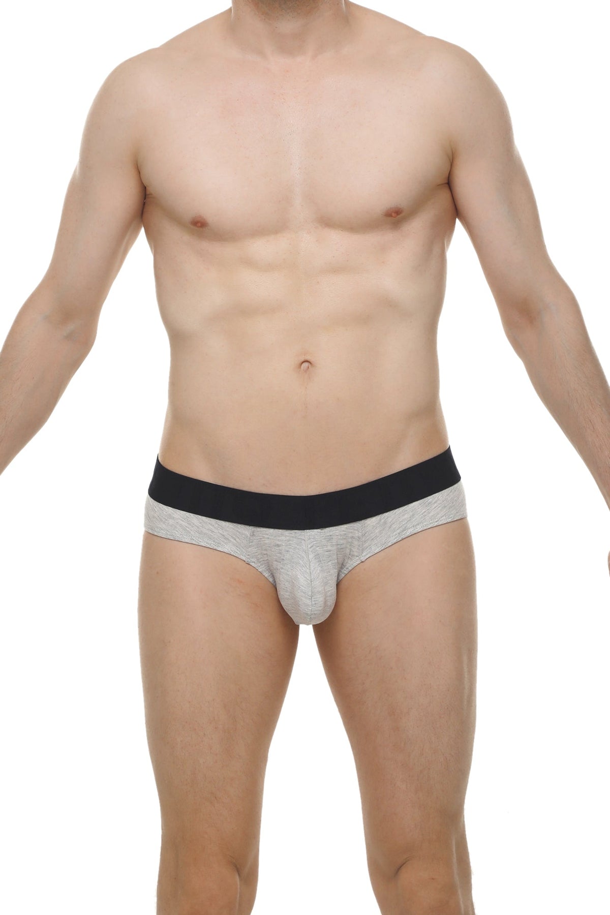 PetitQ Brief Protruder Mega Bulge Modal Gray