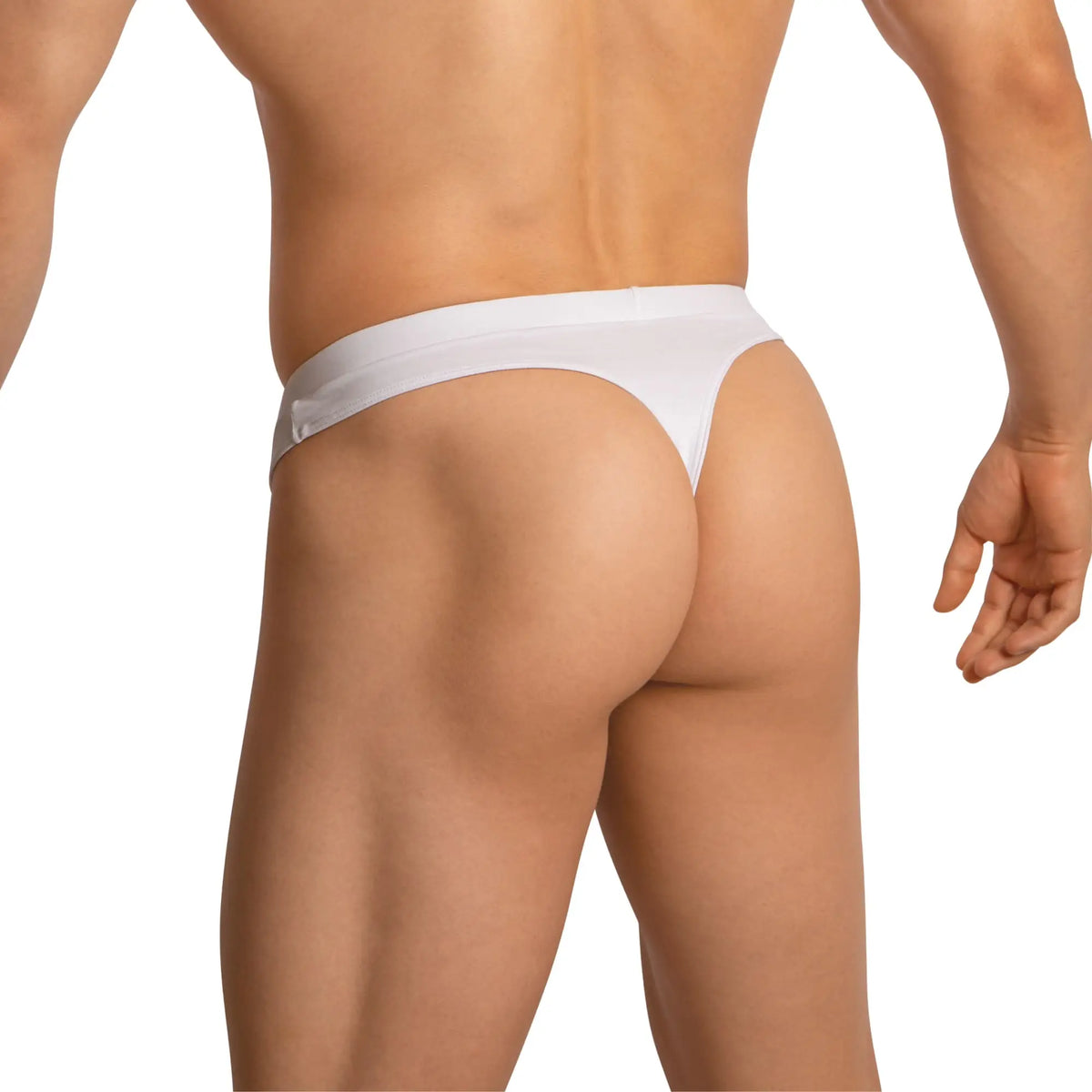 White cotton thong edipous edk024 with smooth seamless design for comfortable everyday wear
