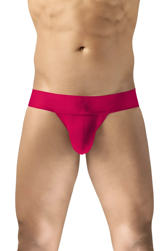 ErgoWear EW1743 max bold bikini in bright fuchsia smooth fabric with a wide waistband for men