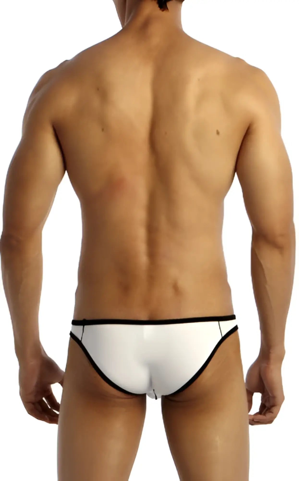 White briefs with black trim groovin underwear accent v cut bikini style in cotton blend for everyday comfort