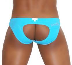Icker Sea Lifeguard Jock Brief Jock Strap Bademode Blau COB-13-09
