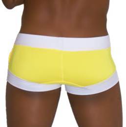 Icker Sea Legs Schnürsenkelbeutel, quadratisch geschnittene Badehose, Mango COB-13-44