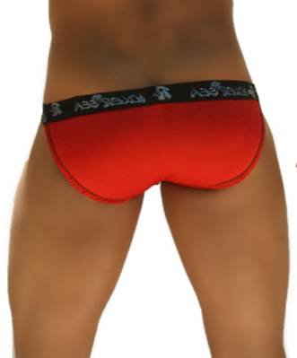 Icker Sea Contrast Microslip Bikini Underwear Red/Black COI-13-18