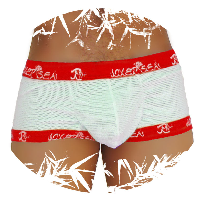 Icker Sea Fresh Boxershorts mit Punkten und Logobesatz, Rot, COI-14-FD-02