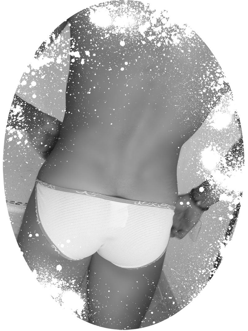 Icker Sea Fresh Dots Logo Trim Microslip Bikini Unterwäsche Lila COI-14-FD-03