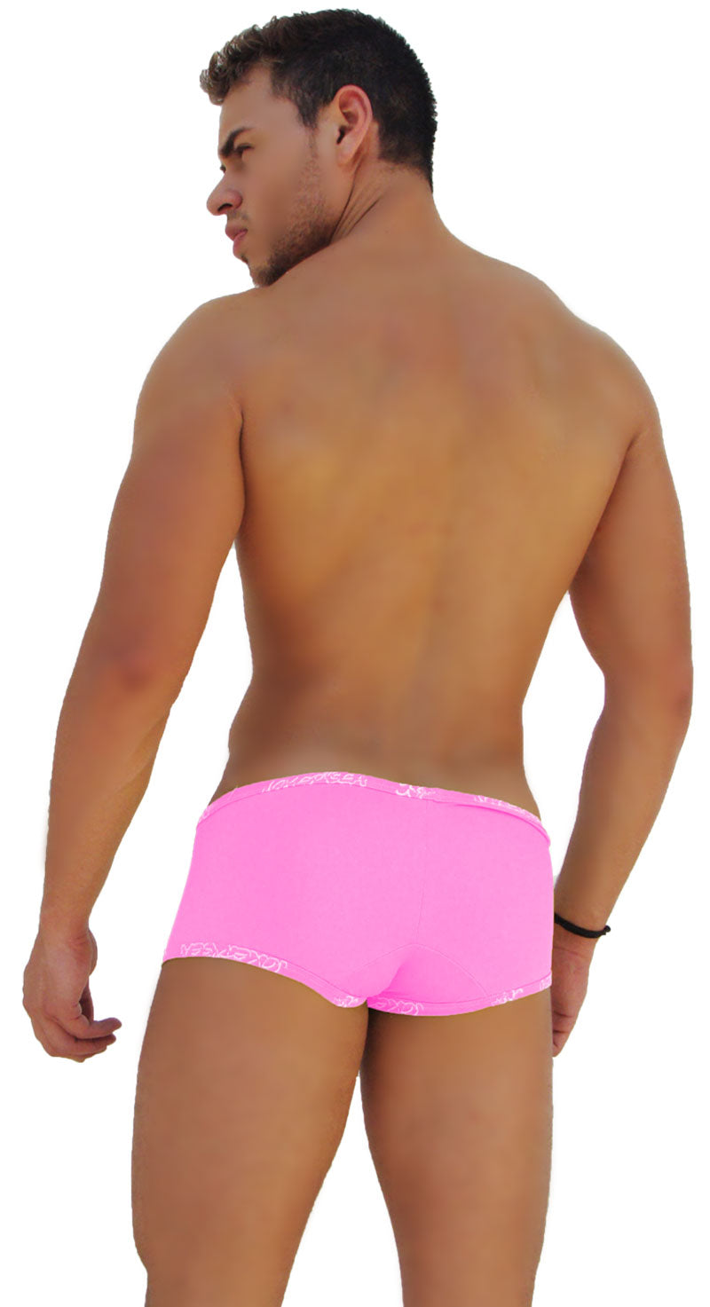 Icker Sea Logo Trim Low Boxer Brief Unterwäsche Pink COI-14-PINK-05