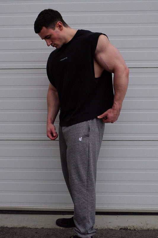 Jed North Men's Box Cut Muscle Tee - Black