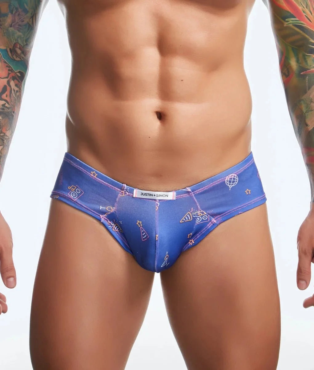 Justin + Simon XSJ22 Men's Cheek Fun Prints