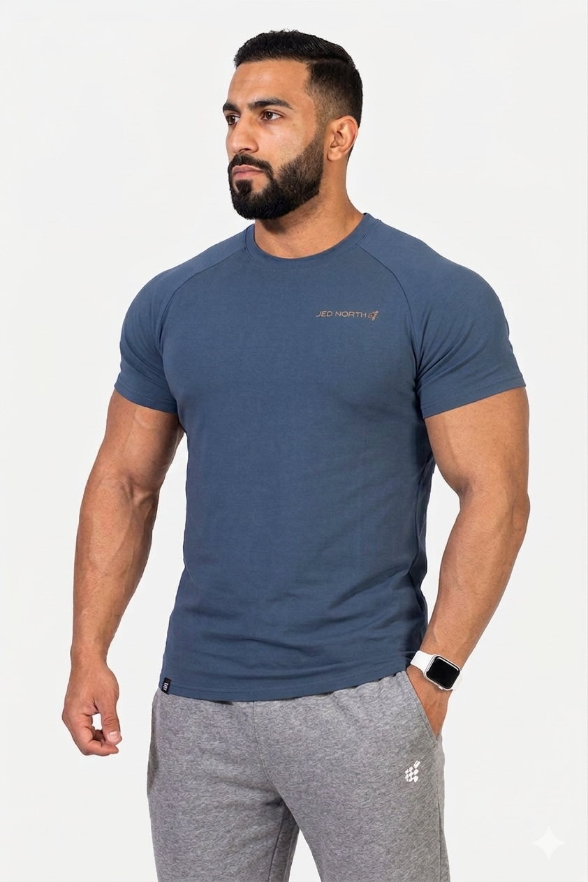 Jed North Men's Titan 2.0 Muscle-Fit T-Shirt - Dark Teal