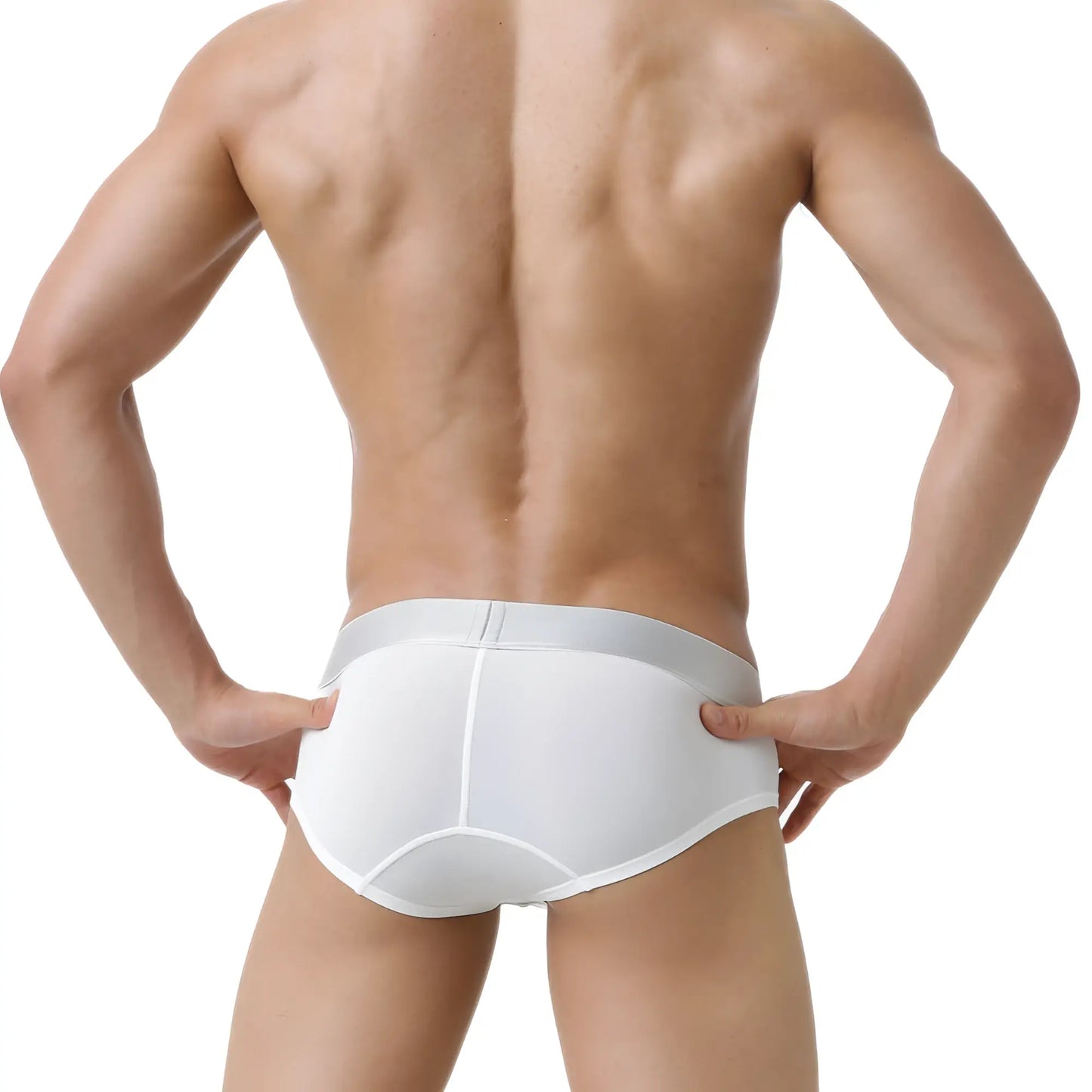 MetroMaleWear Basico brief white 5006-01 smooth form-fitting white briefs with subtle seam detailing