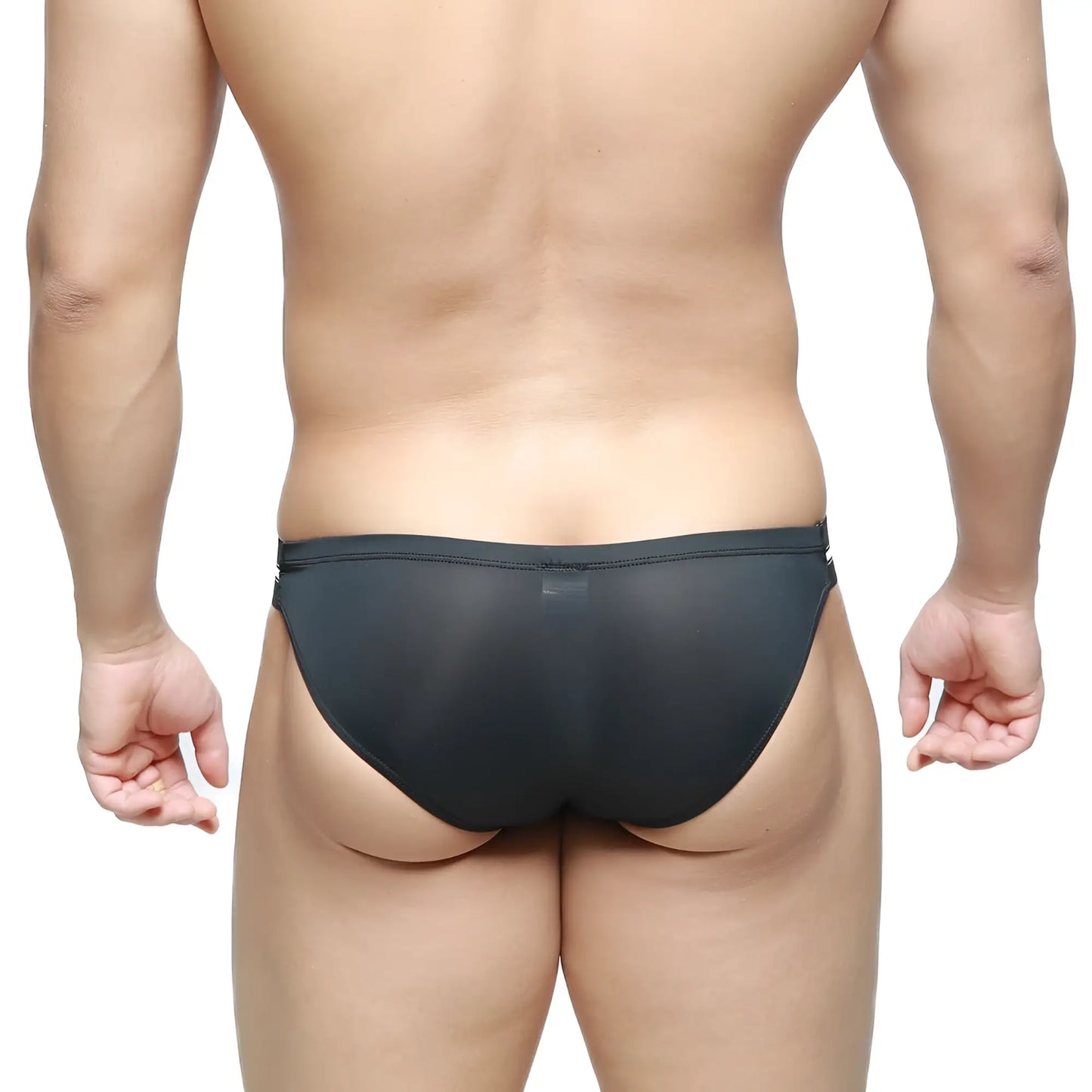 MetroMaleWear Brief 2.0 black sleek black mesh briefs with form-fitting design for comfortable everyday wear