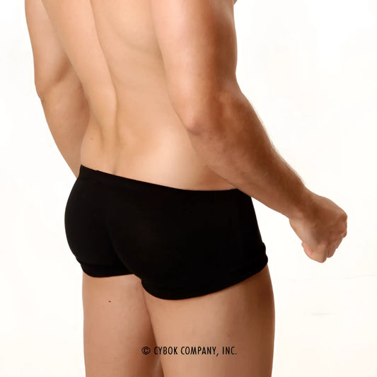 MetroMaleWear cotton boxster black briefs with smooth form-fitting design for comfortable daily wear