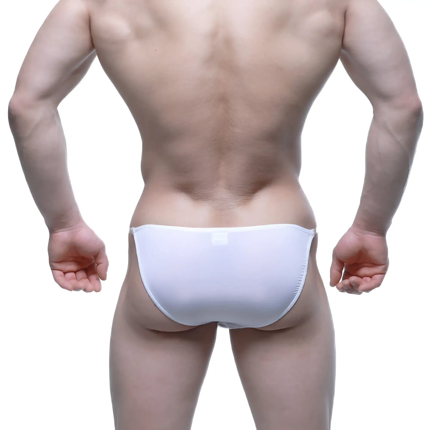 MetroMaleWear invisible bikini white seamless form-fitting briefs with smooth design for comfortable wear