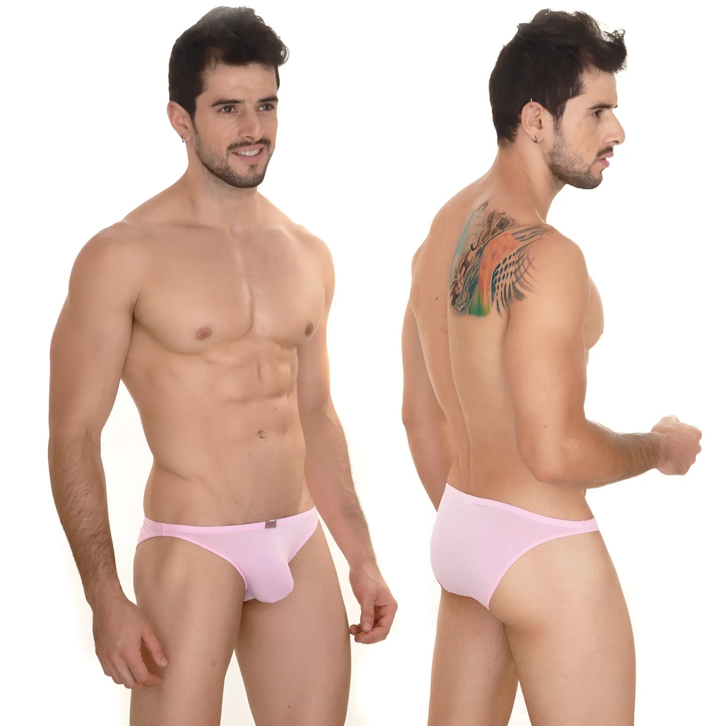 MetroMaleWear sunbathing bikini pink 2004-02 pink men’s briefs with smooth form-fitting design for comfortable wear