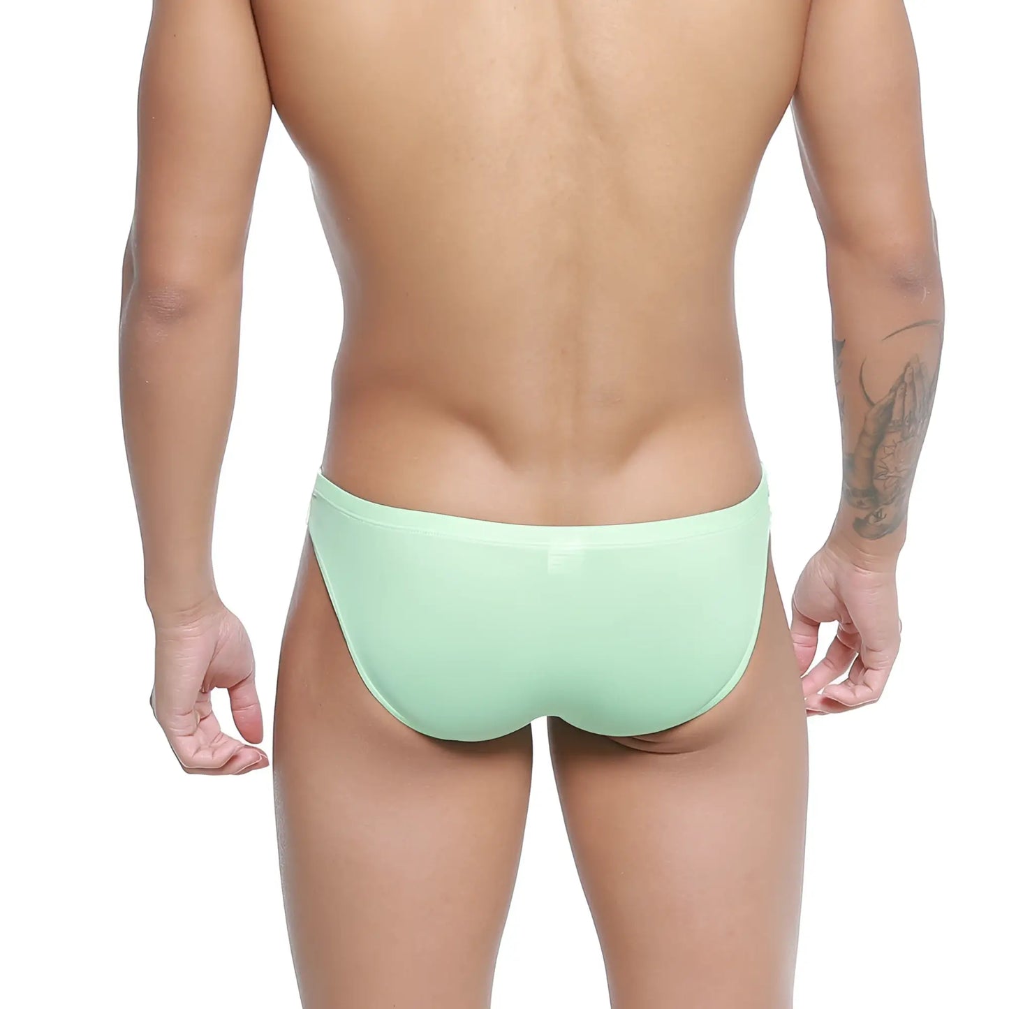 MetroMaleWear Malon bikini green 3603-13 mint green briefs with a smooth form-fitting design for comfortable wear