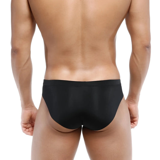 Black briefs metro male wear naked bikini 6304-20 with smooth form-fitting design for comfortable wear