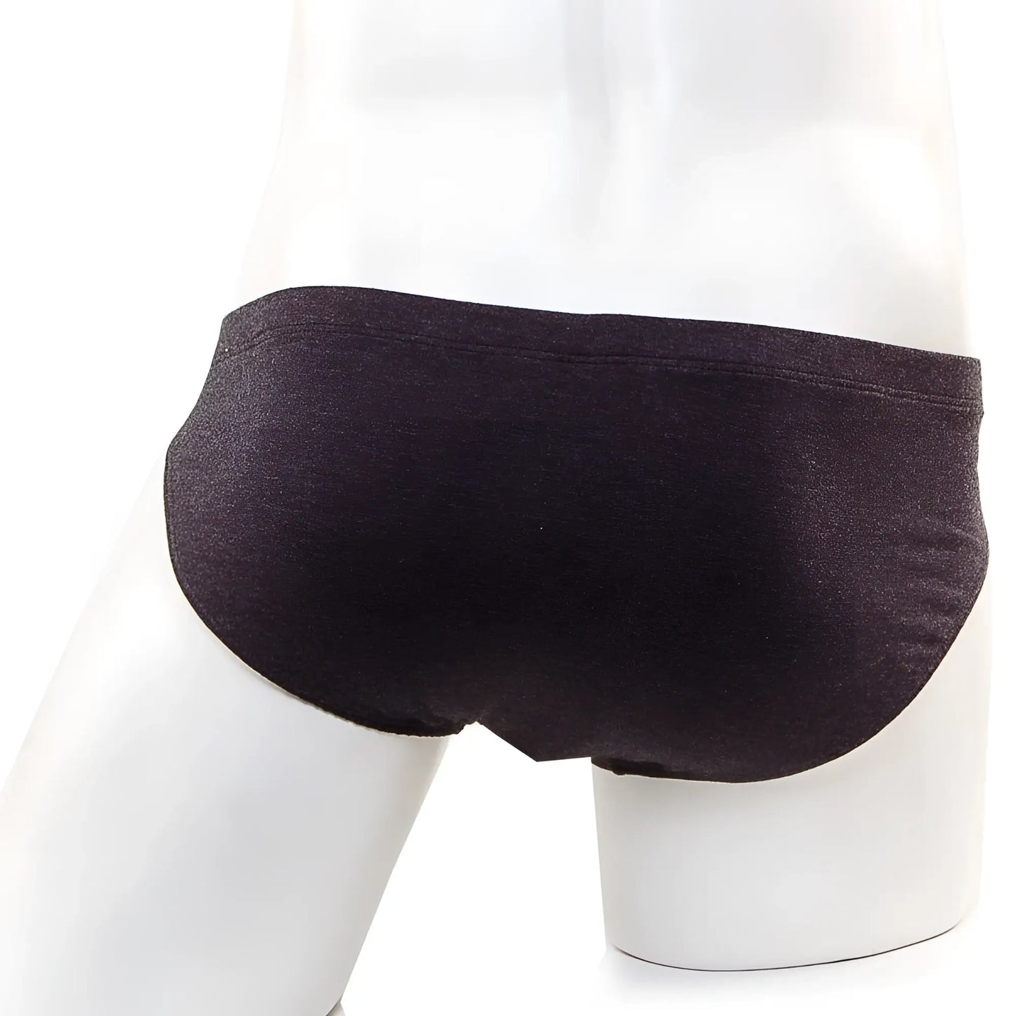 Dark heathered gray metro male wear oslo hip briefs with smooth stretchy fabric and clean stitching