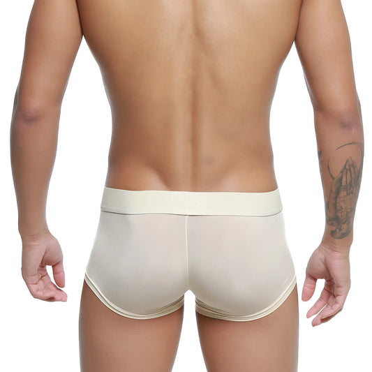MetroMaleWear pastel trunk nude 2026-80 cream-colored form-fitting men’s briefs with smooth stretchy fabric and matching waistband