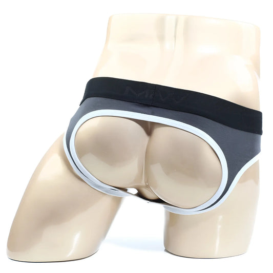 Black and white athletic briefs metro male wear perfect scene jock strap with sleek modern design and supportive fit