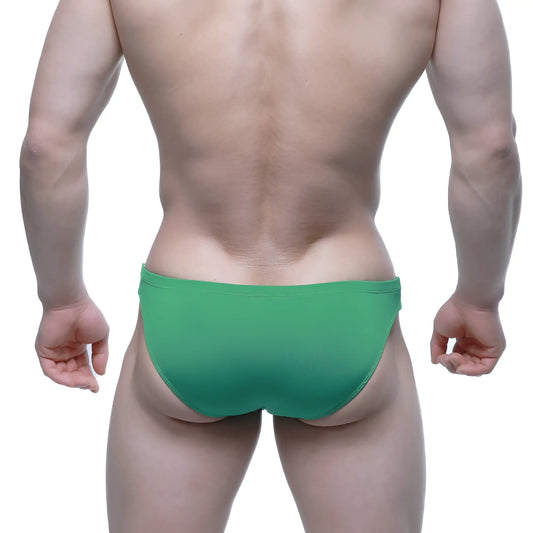 MetroMaleWear Puente bikini green briefs made of soft fabric ideal for comfortable everyday wear