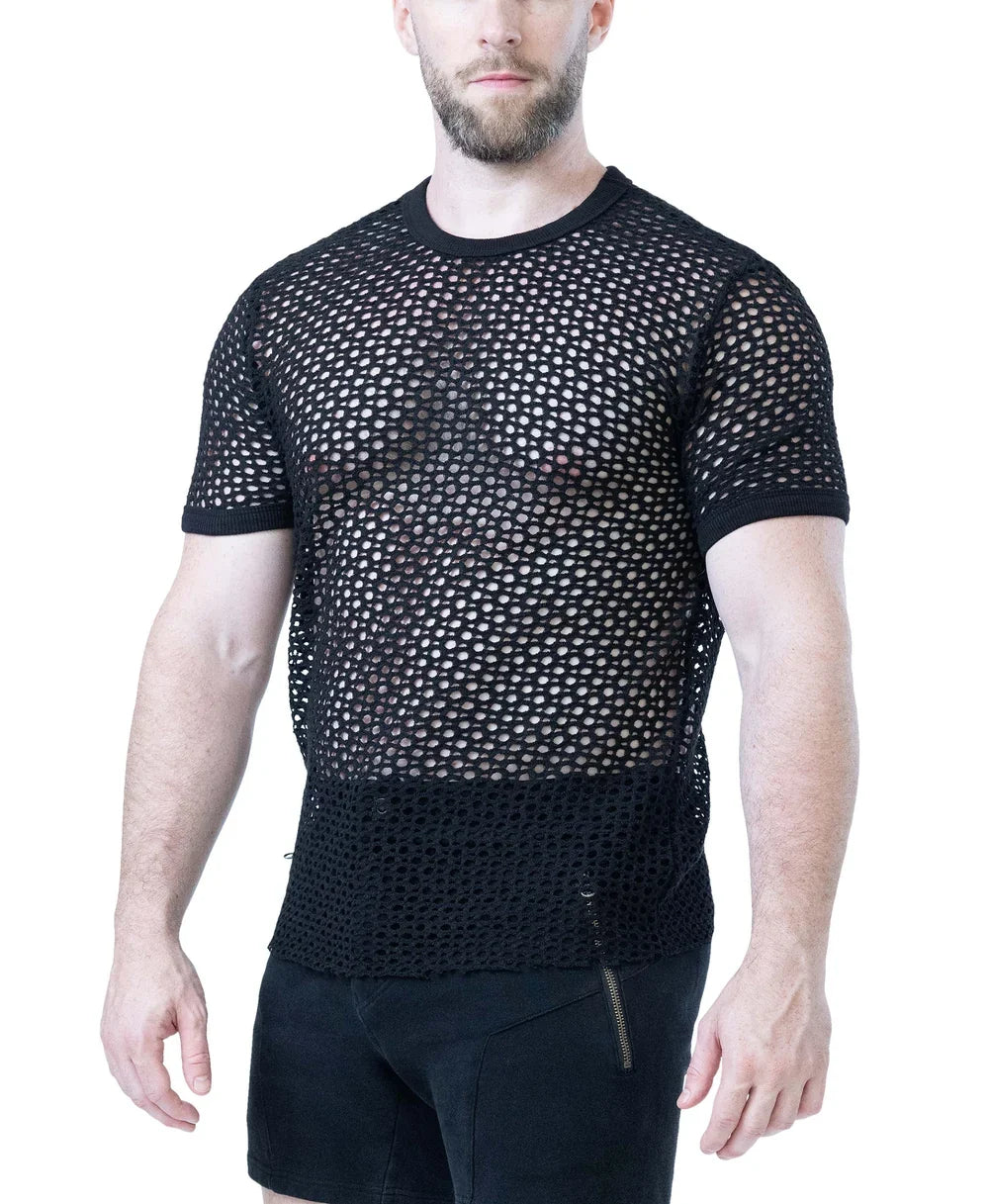 Nasty Pig Herren Bare Knit Shirt - Schwarz