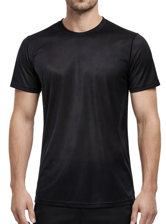 Players Men's Nylon Tricot Crew Neck T-shirt - 3 Pack