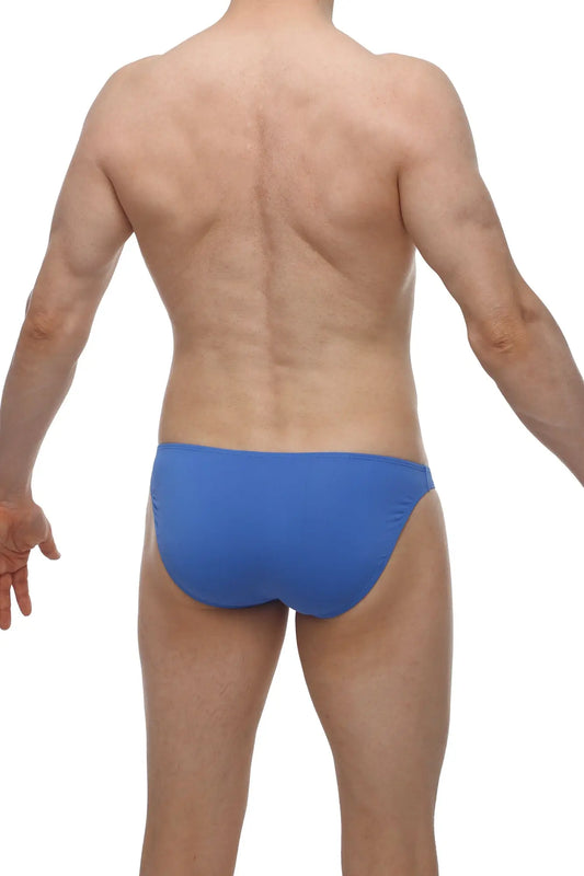 Blue swim trunks from petitq bikini dome cerulean blue made of lightweight fabric for comfortable water use