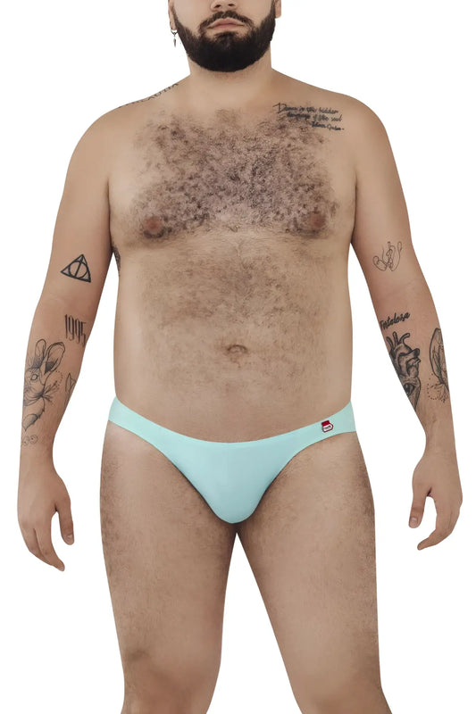 Light blue pikante PIK 0979X Angola jockstrap briefs with a small red logo on the waistband