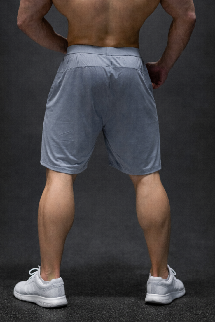Jed North Men's Performance Air-Tech Athletic Shorts - Gray