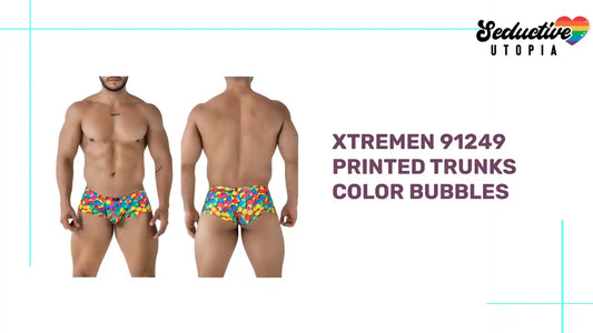 Xtremen 91249 Printed Trunks Color Bubbles by@Outfy