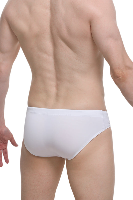 PetitQ Swim Brief Plerinc White