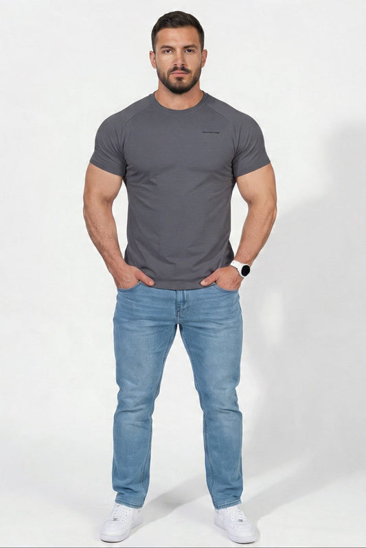 Jed North Men's Titan 2.0 Muscle Fit T-Shirt - Stone