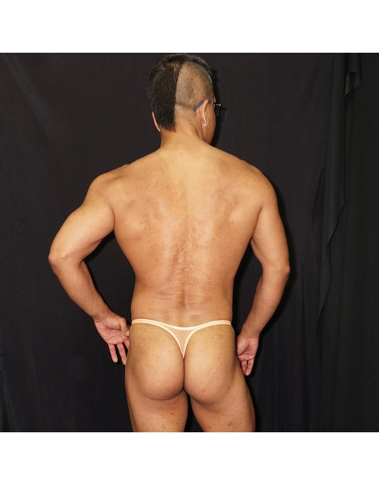 Arroyman Men's Thong Tulle Damask Underwear STN013M