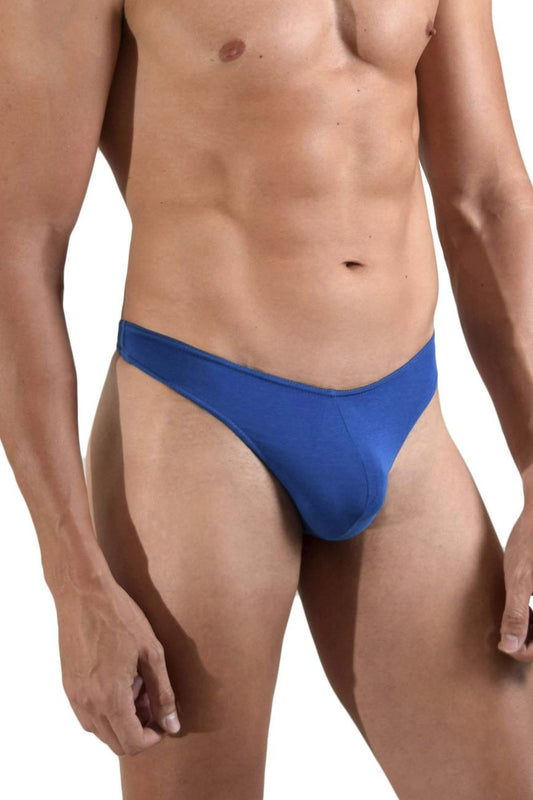 Doreanse 1280-BLU blue athletic briefs with smooth form-fitting design ideal for active wear