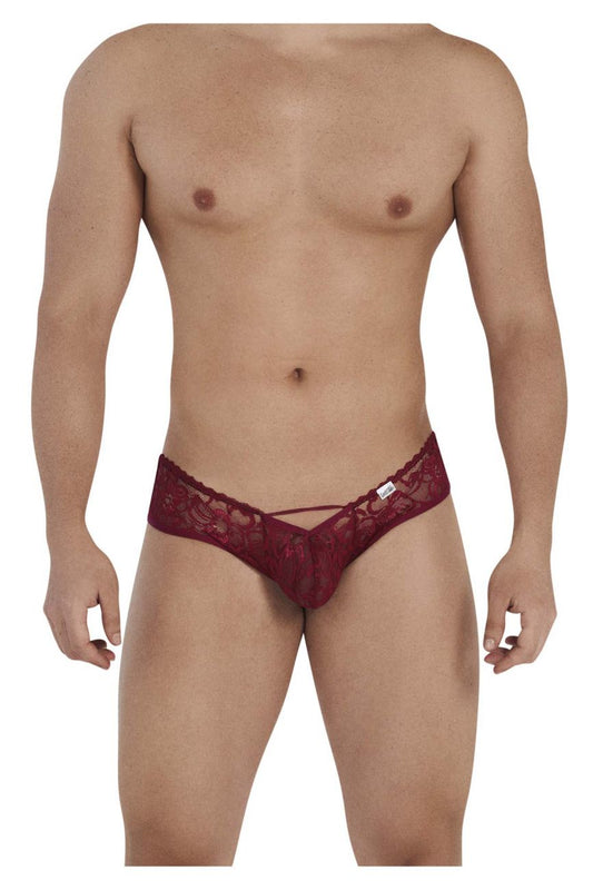 Unleash Your Confidence with CandyMan 99535 Bow Jockstrap Color Burgundy