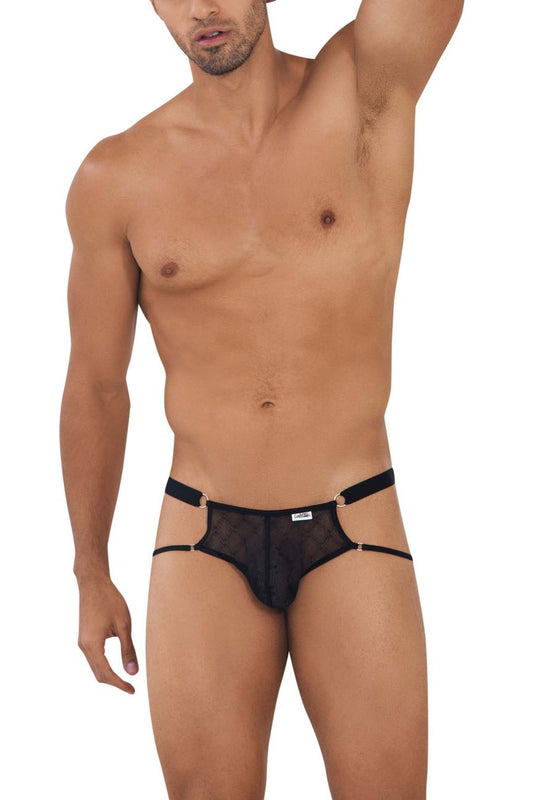 CandyMan 99730 Lace Jockstrap Color Black: A Fashion Statement of Comfort and Style