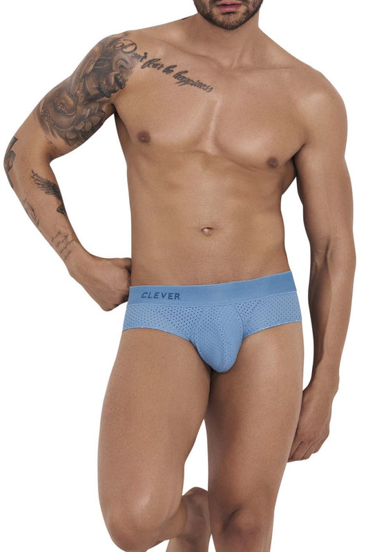 Clever 1208 Euphoria Briefs Color Blue: Athletic Energy and Everyday Comfort